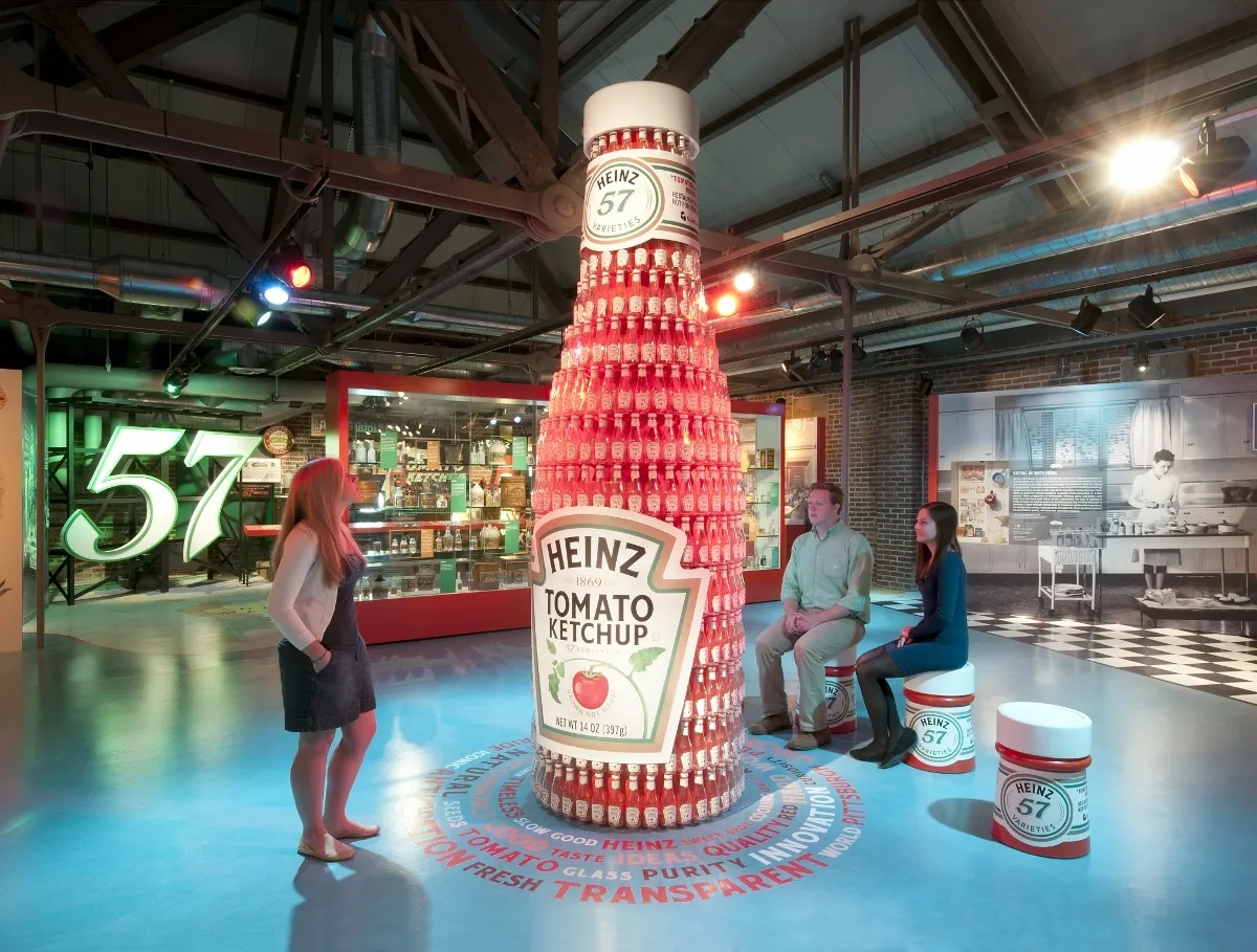 Heinz Ketchup bottle made of bread, Heinz History Center