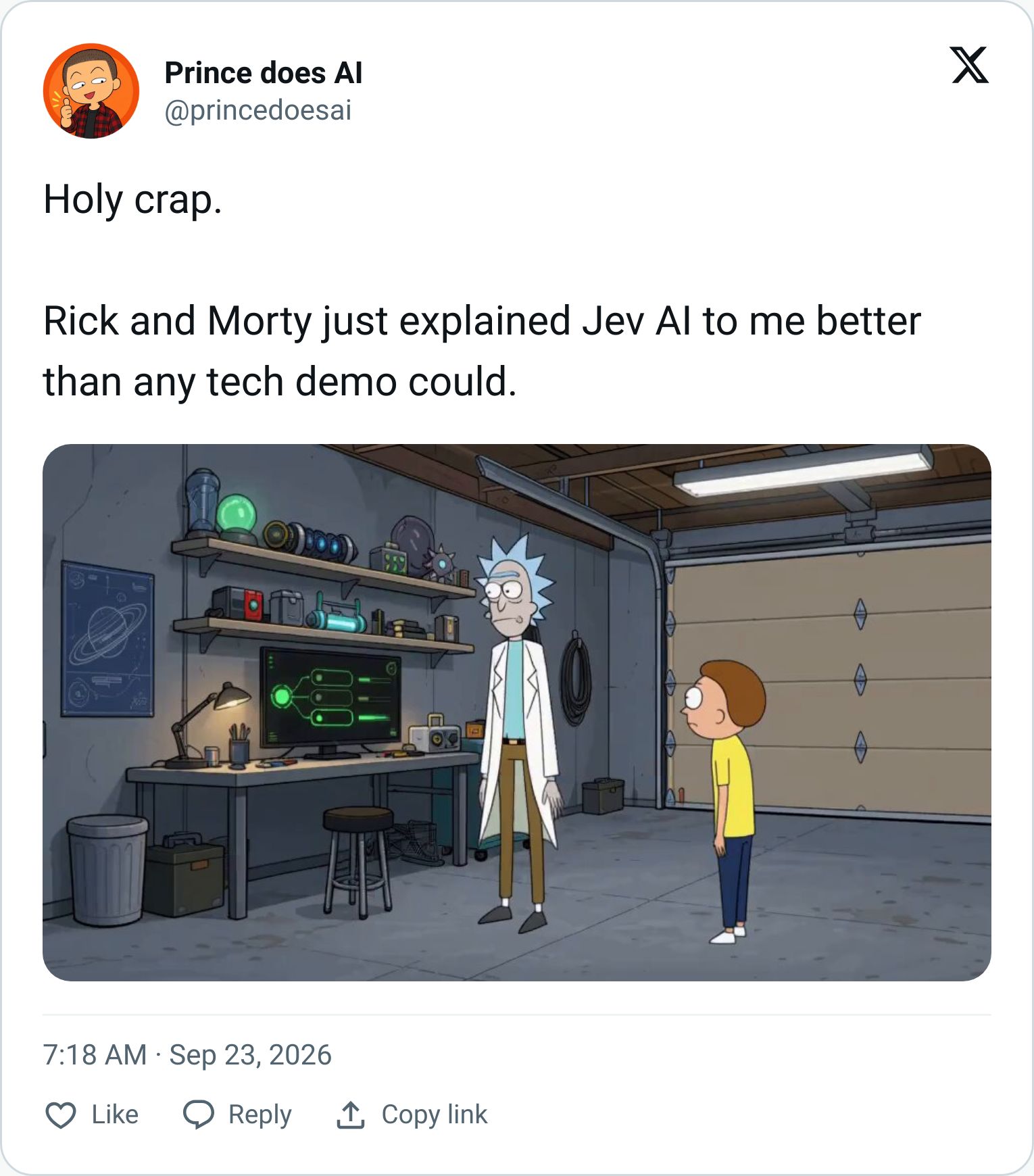 Tweet screenshot