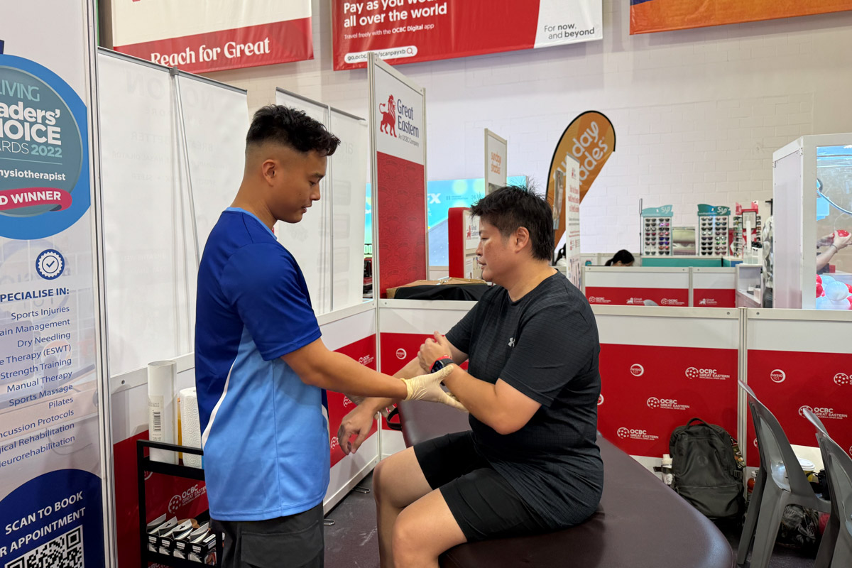 Having physios at bigger Pickleball events & competitions is a nice touch (sorry, couldn't resist).