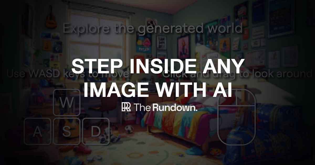 Step inside any image with AI