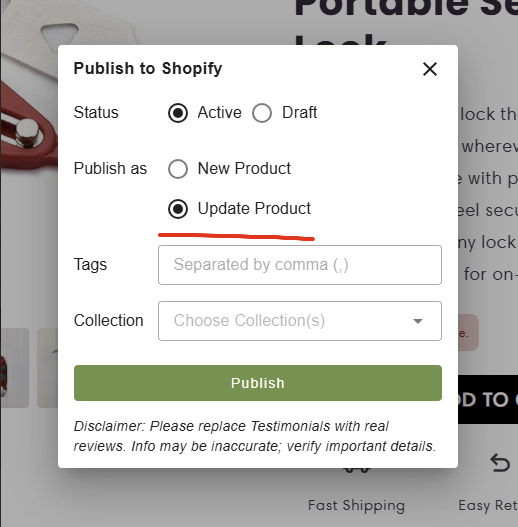 How to update your Shopify product page to Lapro's high converting page?