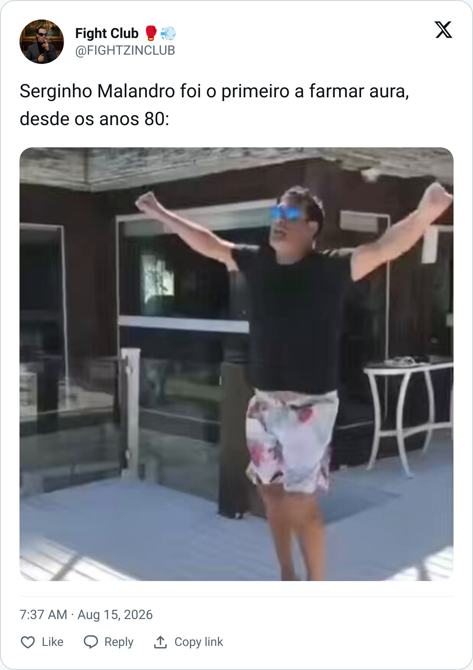 Tweet screenshot