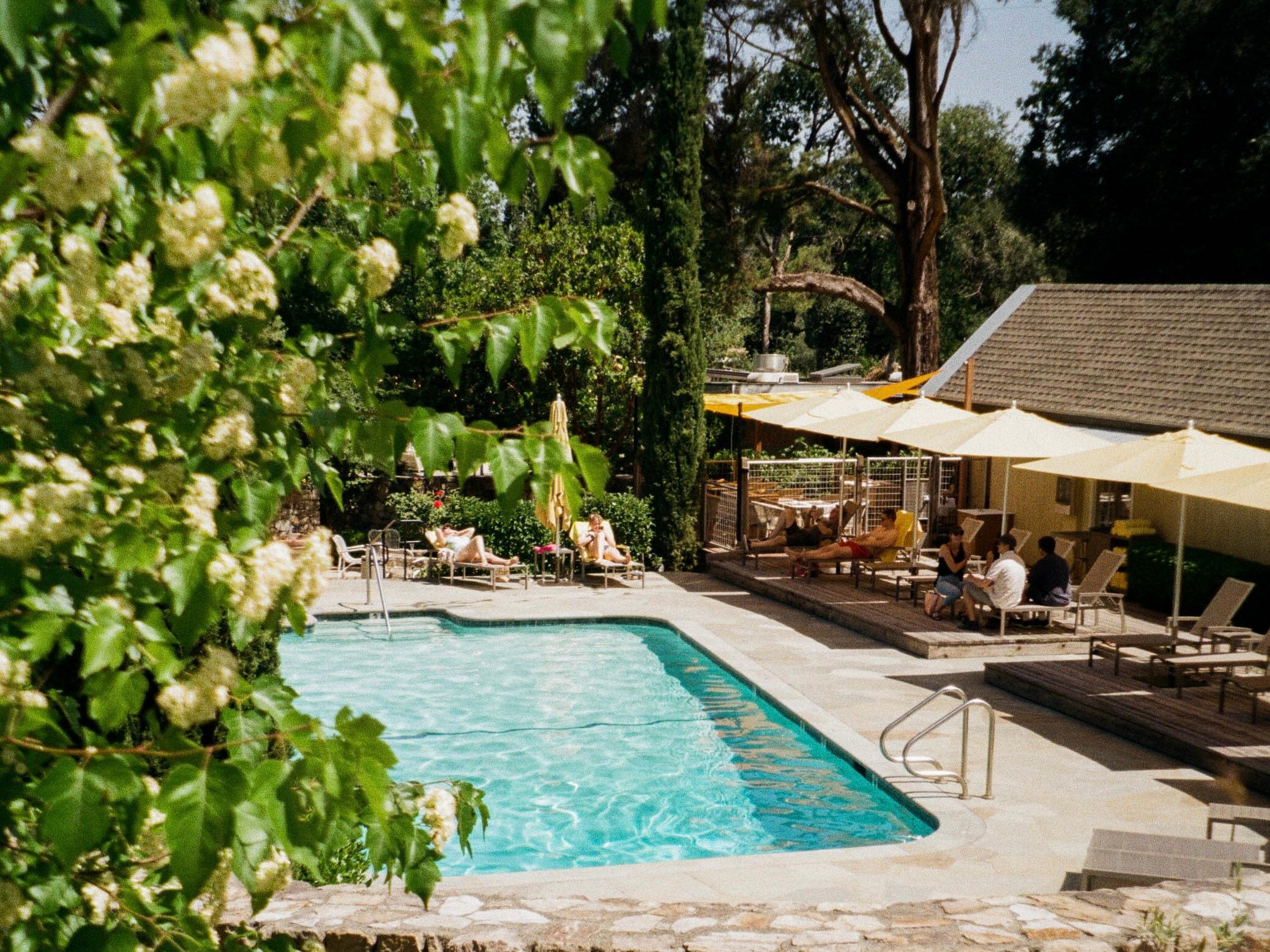 Outdoor swimming pool at Farmhouse Inn