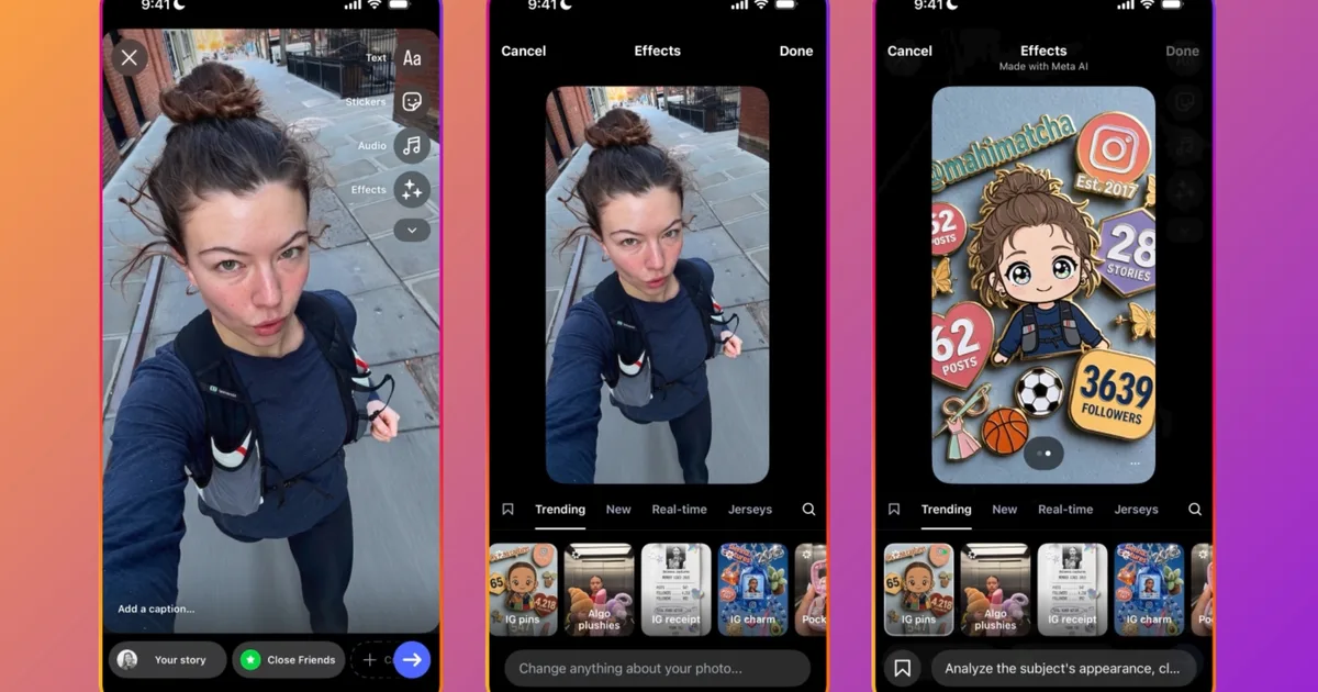Muse Image generation feature inside Instagram