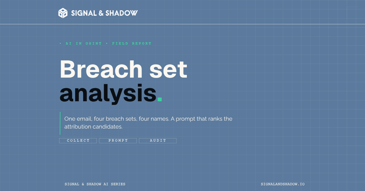 Breach set identity analysis with AI thumbnail