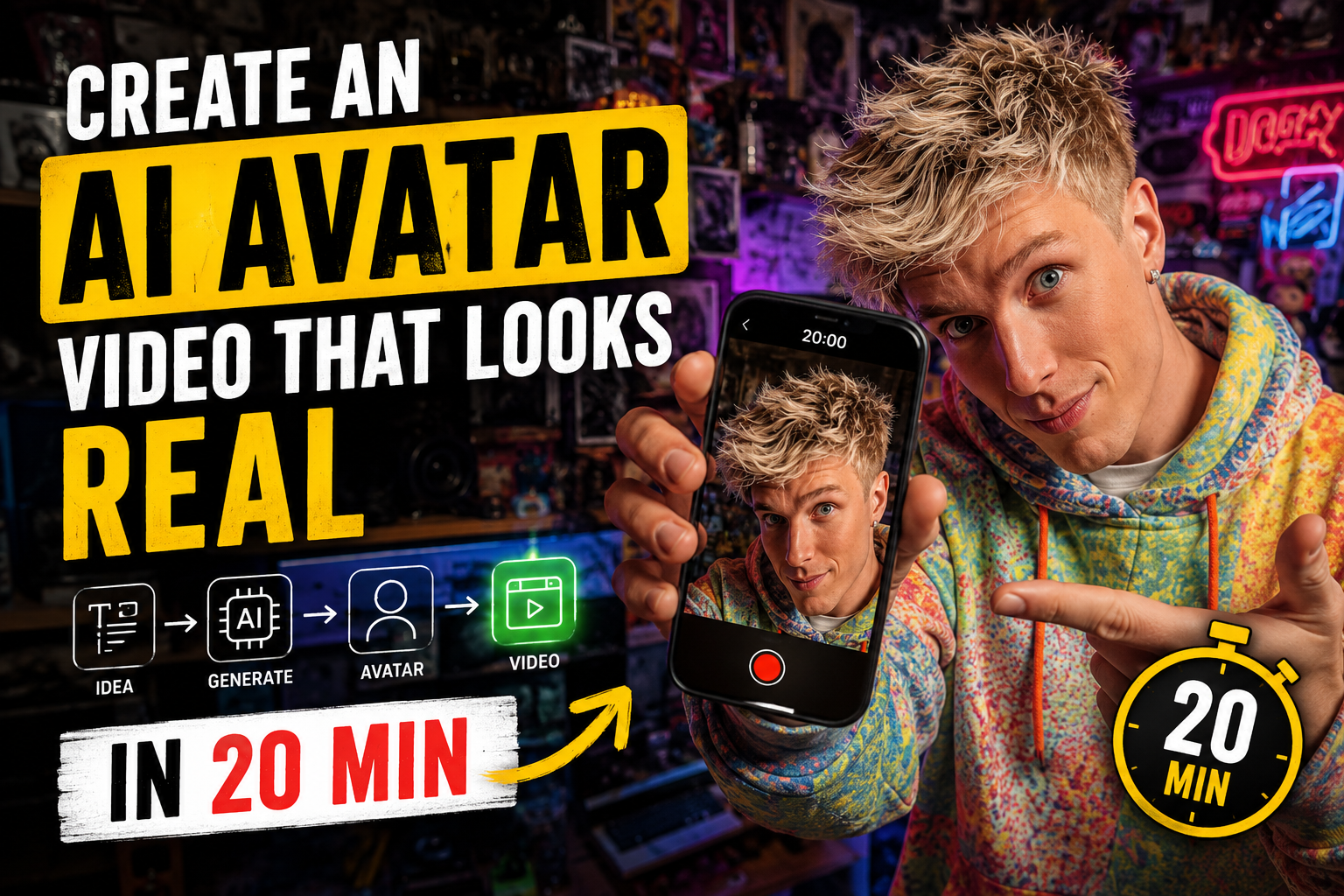 Create a Realistic AI Avatar Video in 20 Minutes