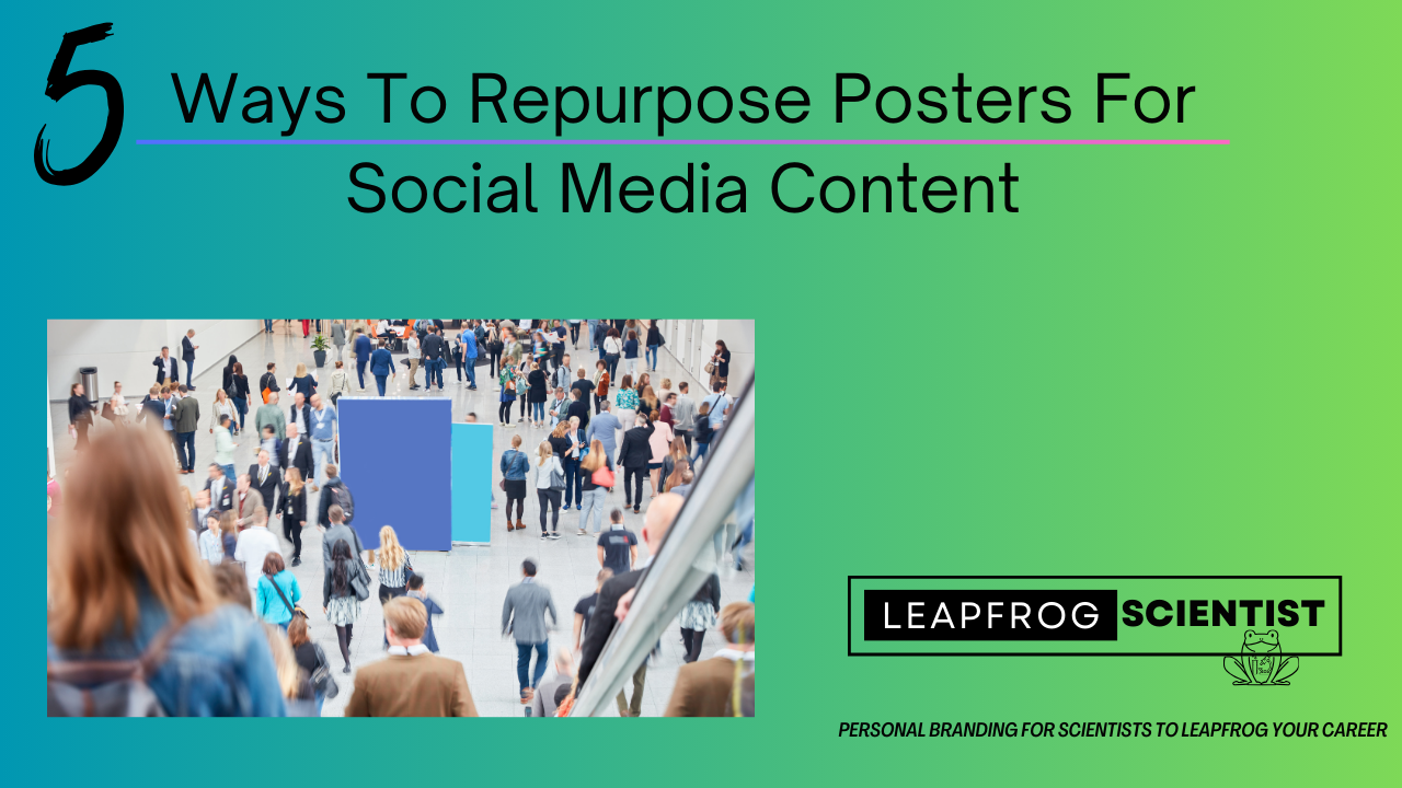 5 Ways To Repurpose Posters For Social Media Content