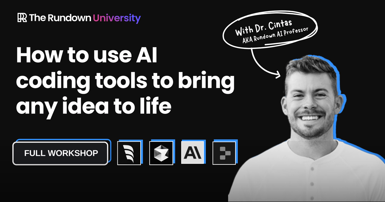 🛠️ Bring your ideas to life with AI coding tools [Workshop]