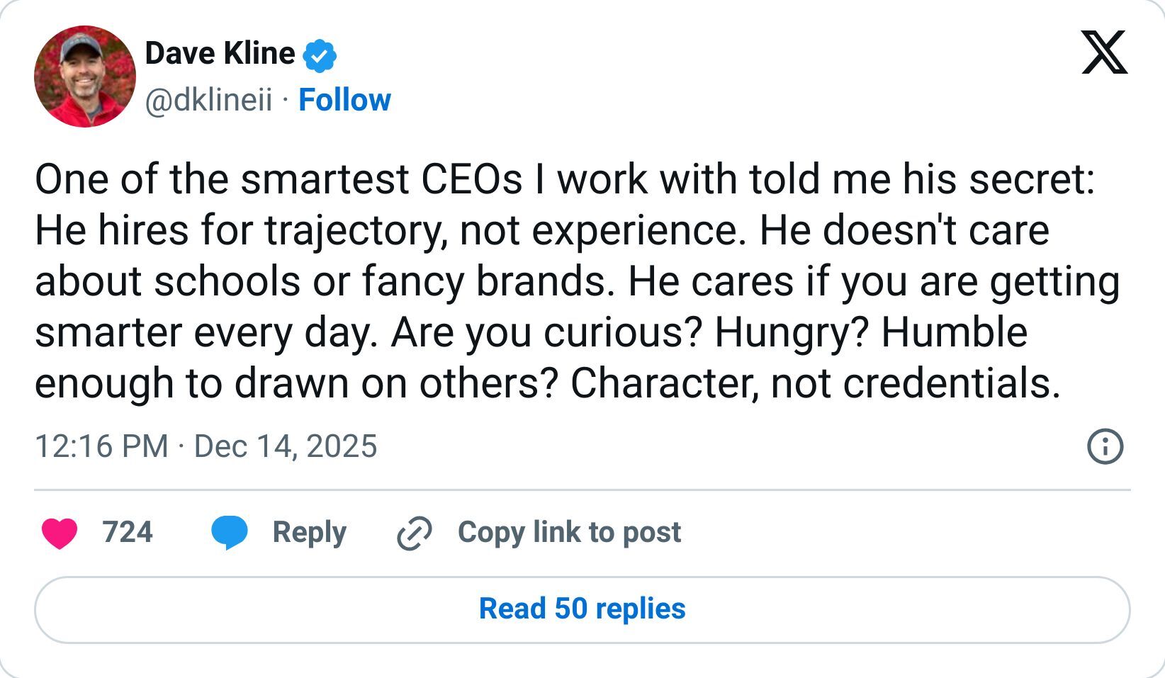 Tweet screenshot