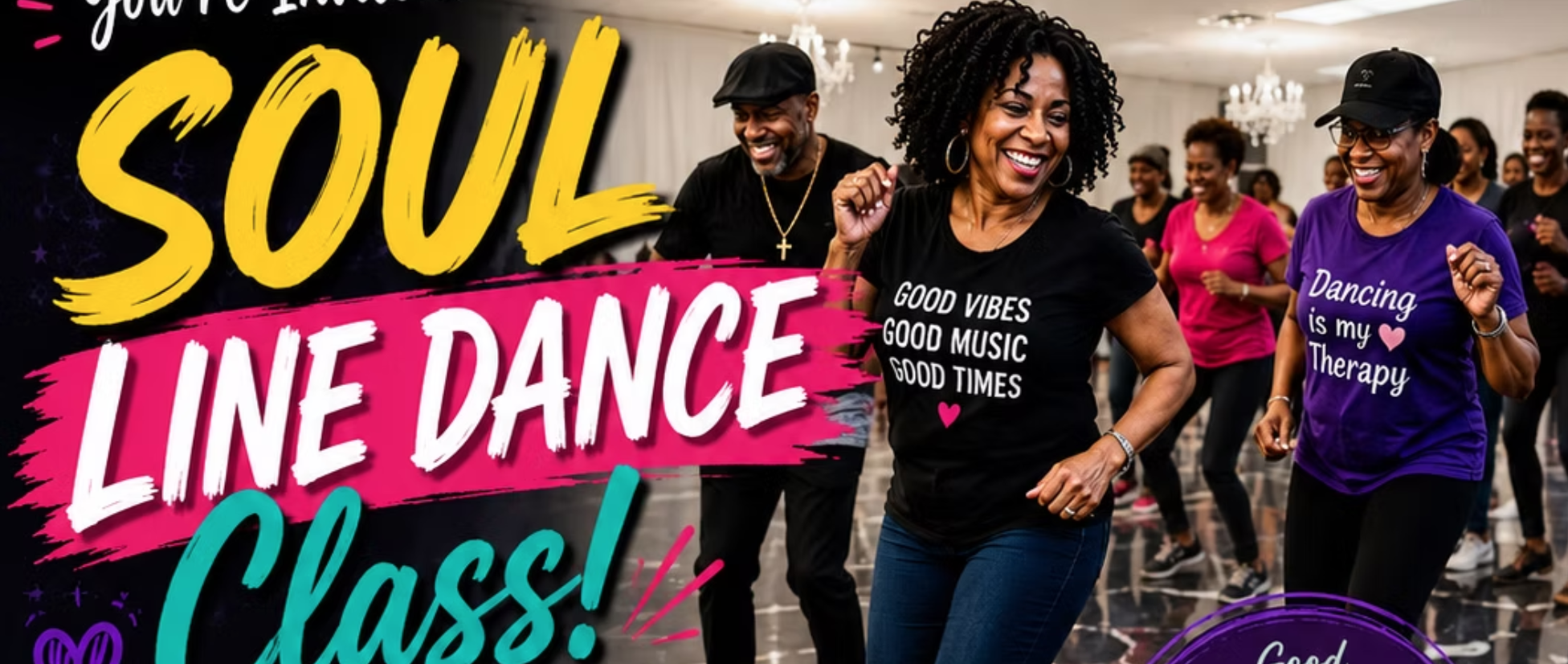 Soul Line Dance Class at Vivid Affairs