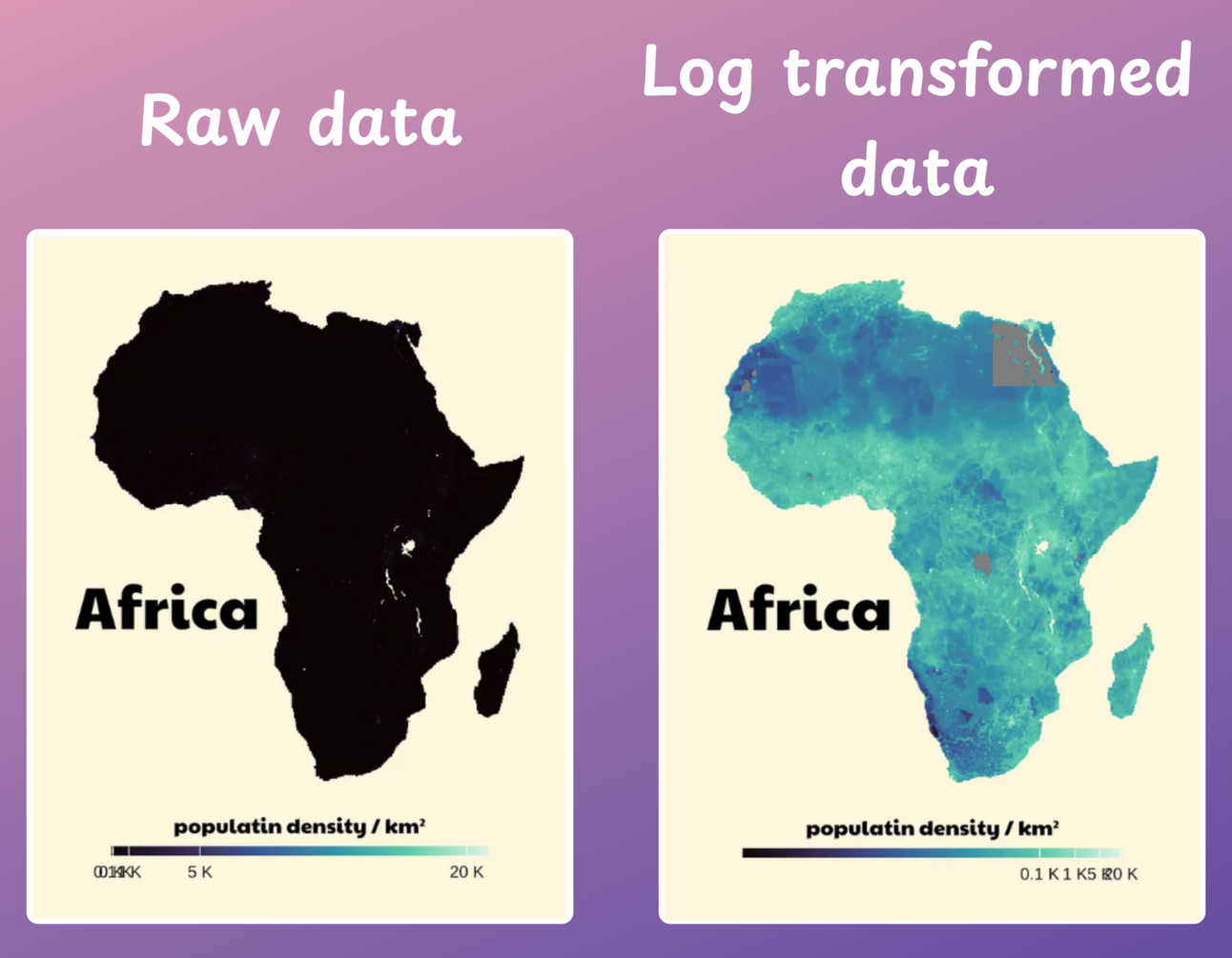 Visualize Skewed Geographical Data