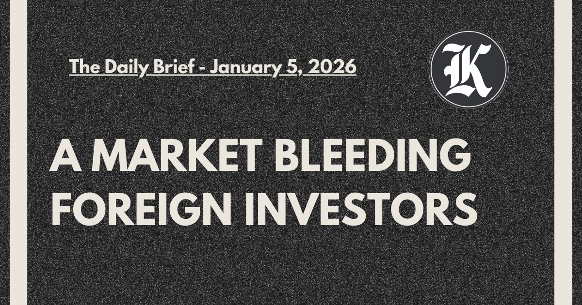 A Market Bleeding Foreign Investors
