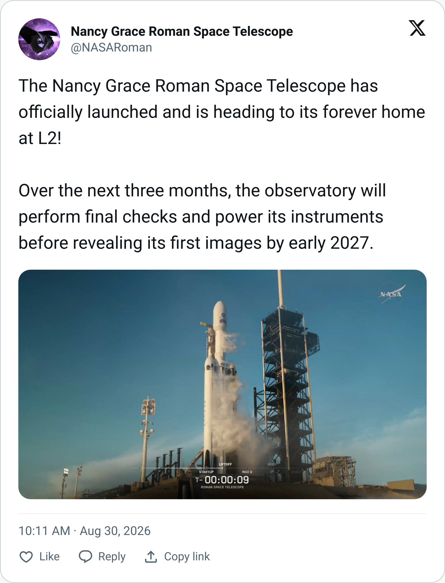 Tweet screenshot
