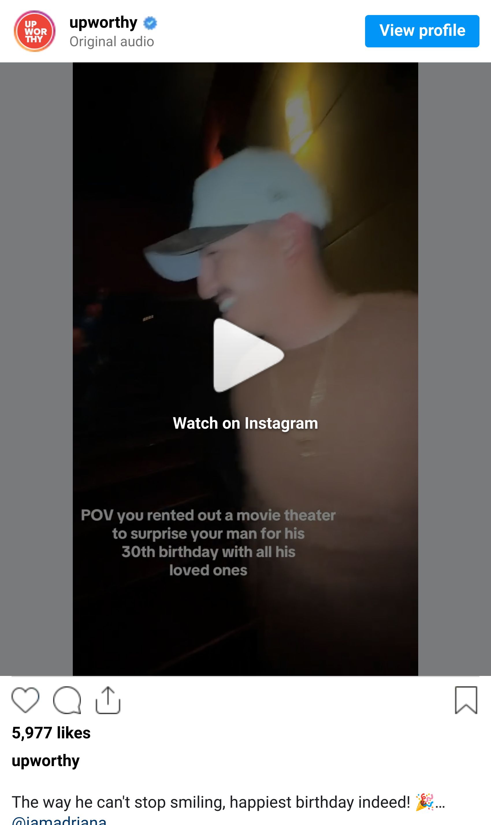 Instagram post