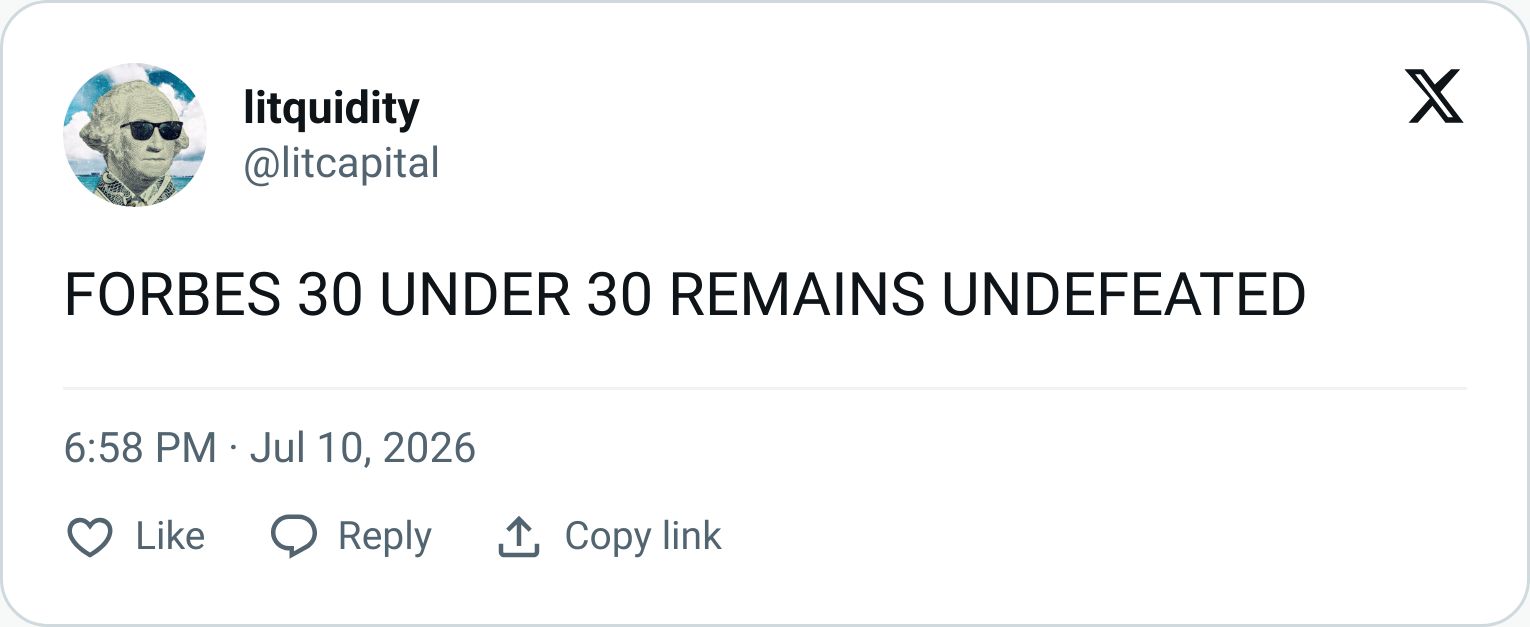 Tweet screenshot