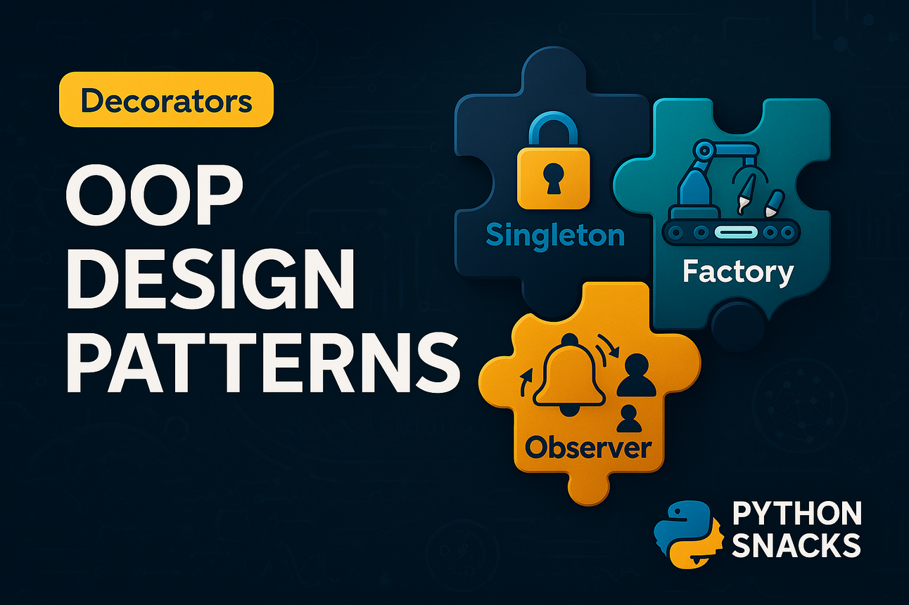 Part 3: Mastering Object Oriented Programming: 3 OOP Design Patterns