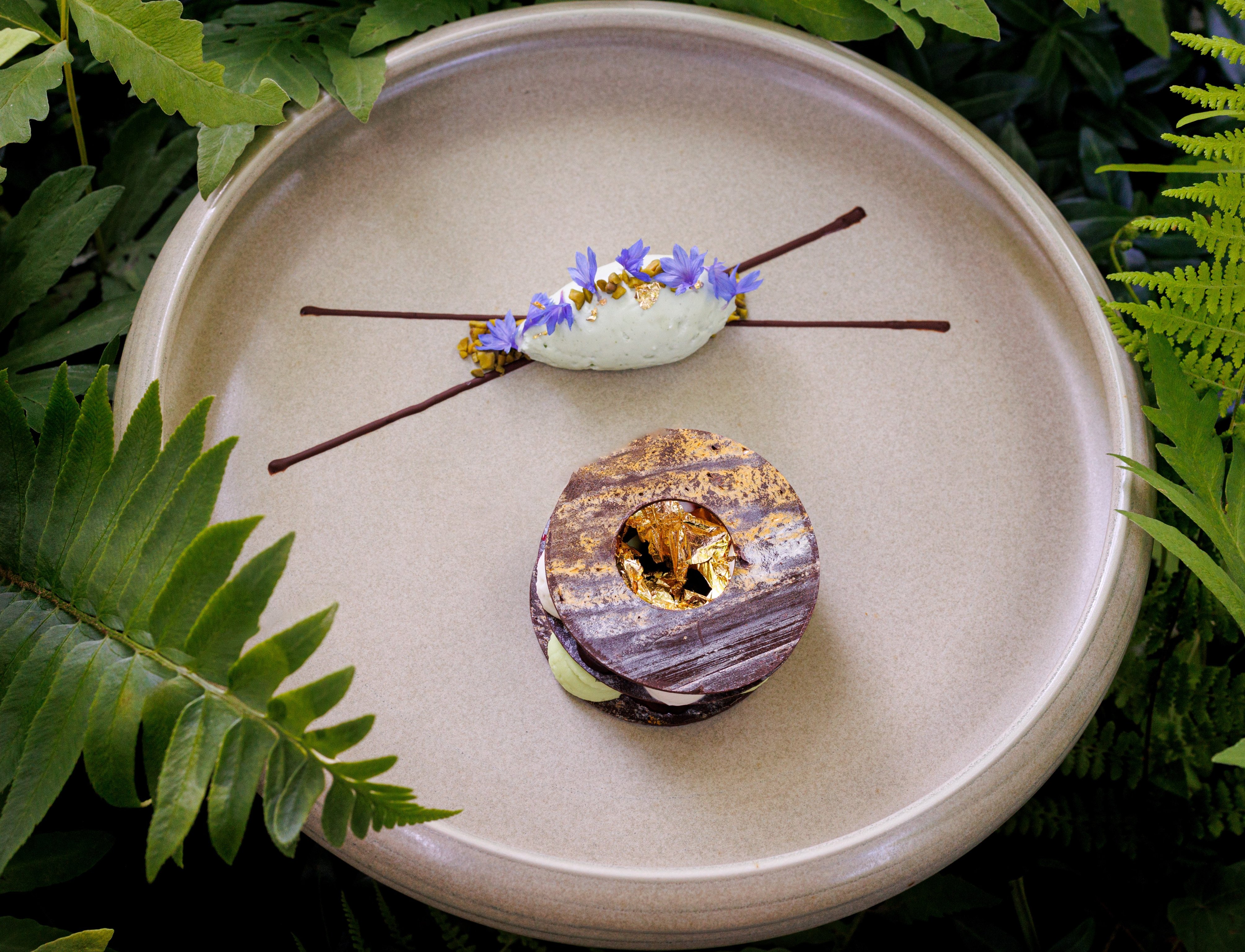 Seasonal plated dish at Twin Farms
