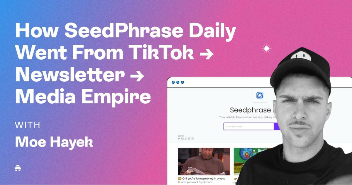How SeedPhrase Daily Went From TikTok to Media Empire