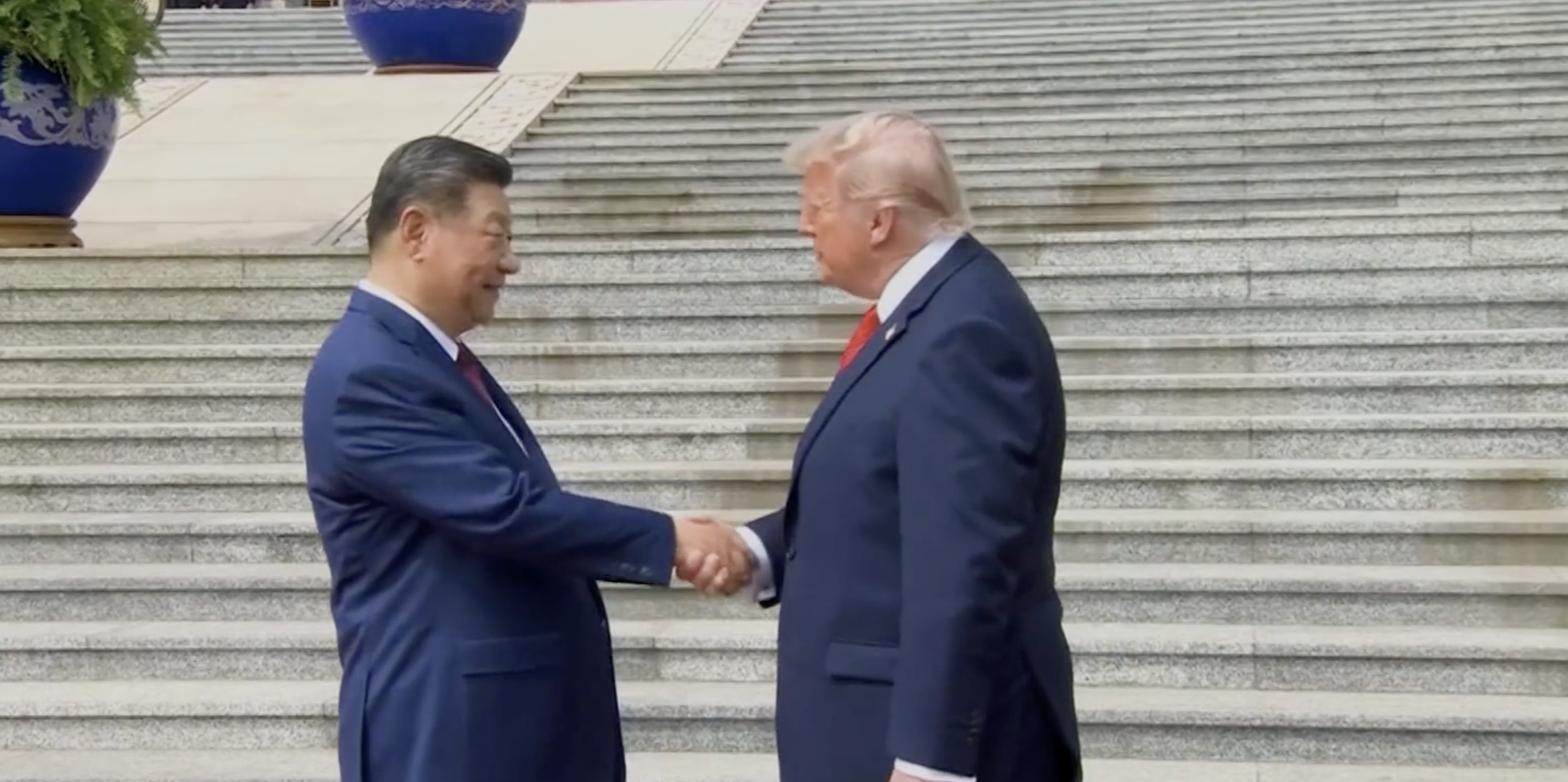 Trump and Xi at the Beijing summit