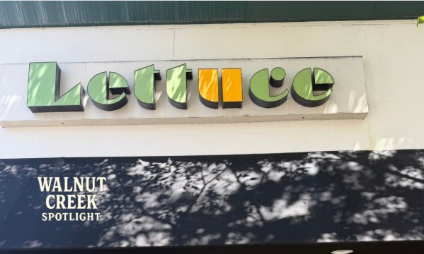Lettuce sign on Locust Street