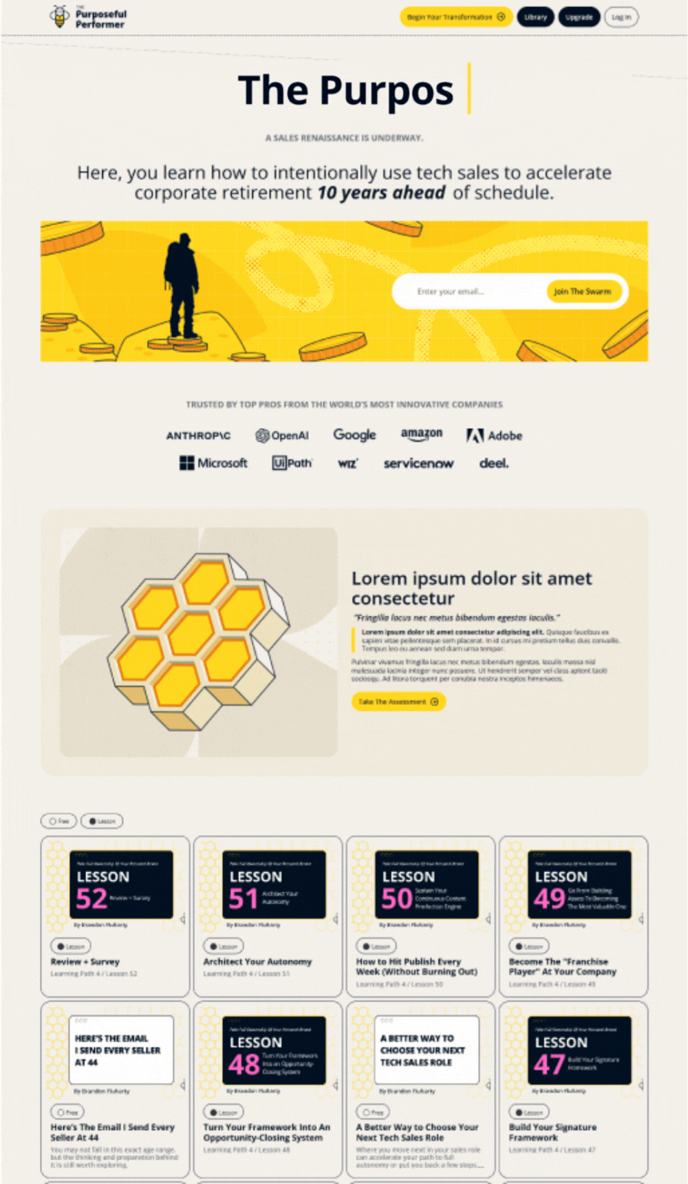 The Purposeful Performer