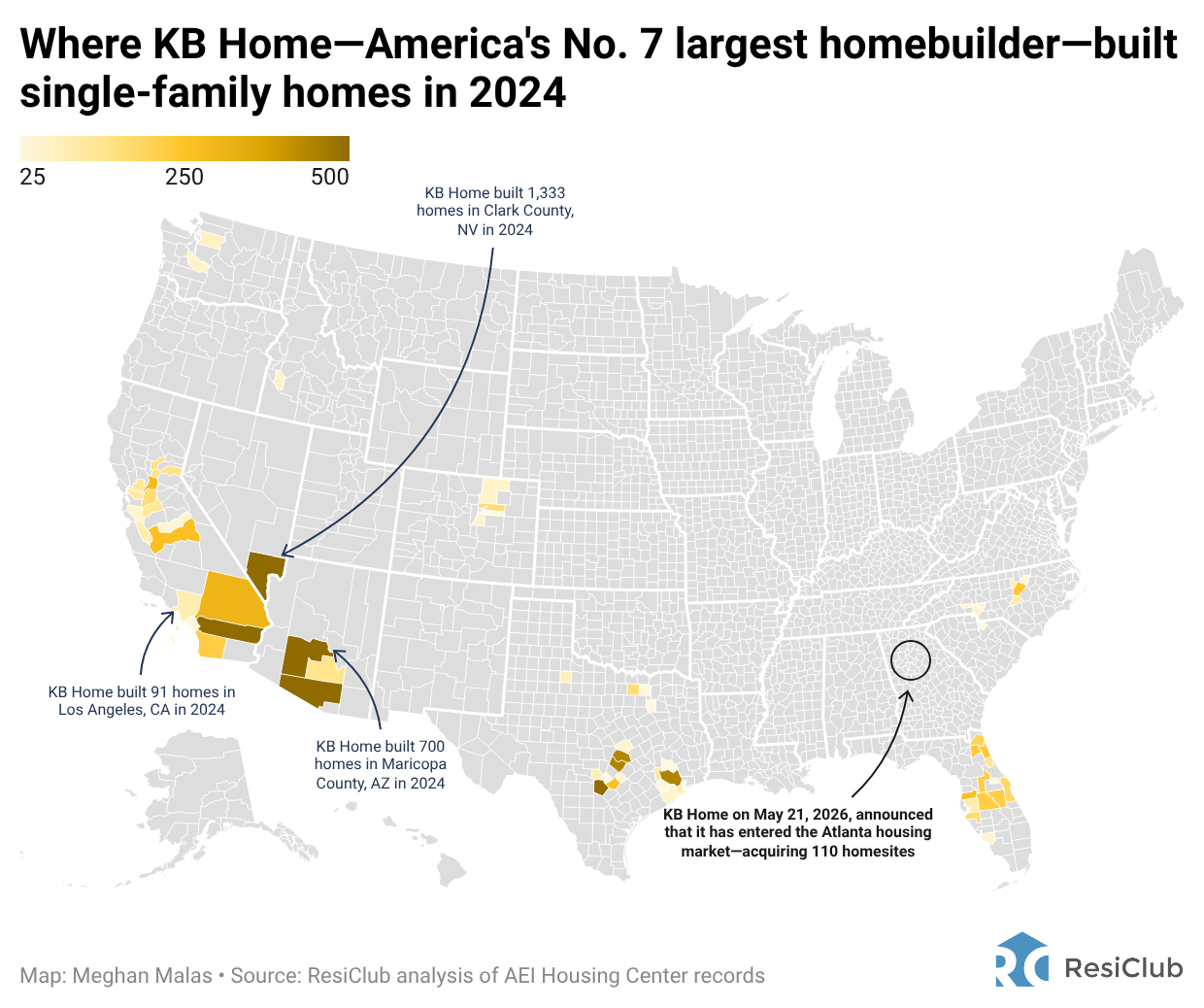 KB Home—America's 7th largest homebuilder—to enter the Atlanta housing market