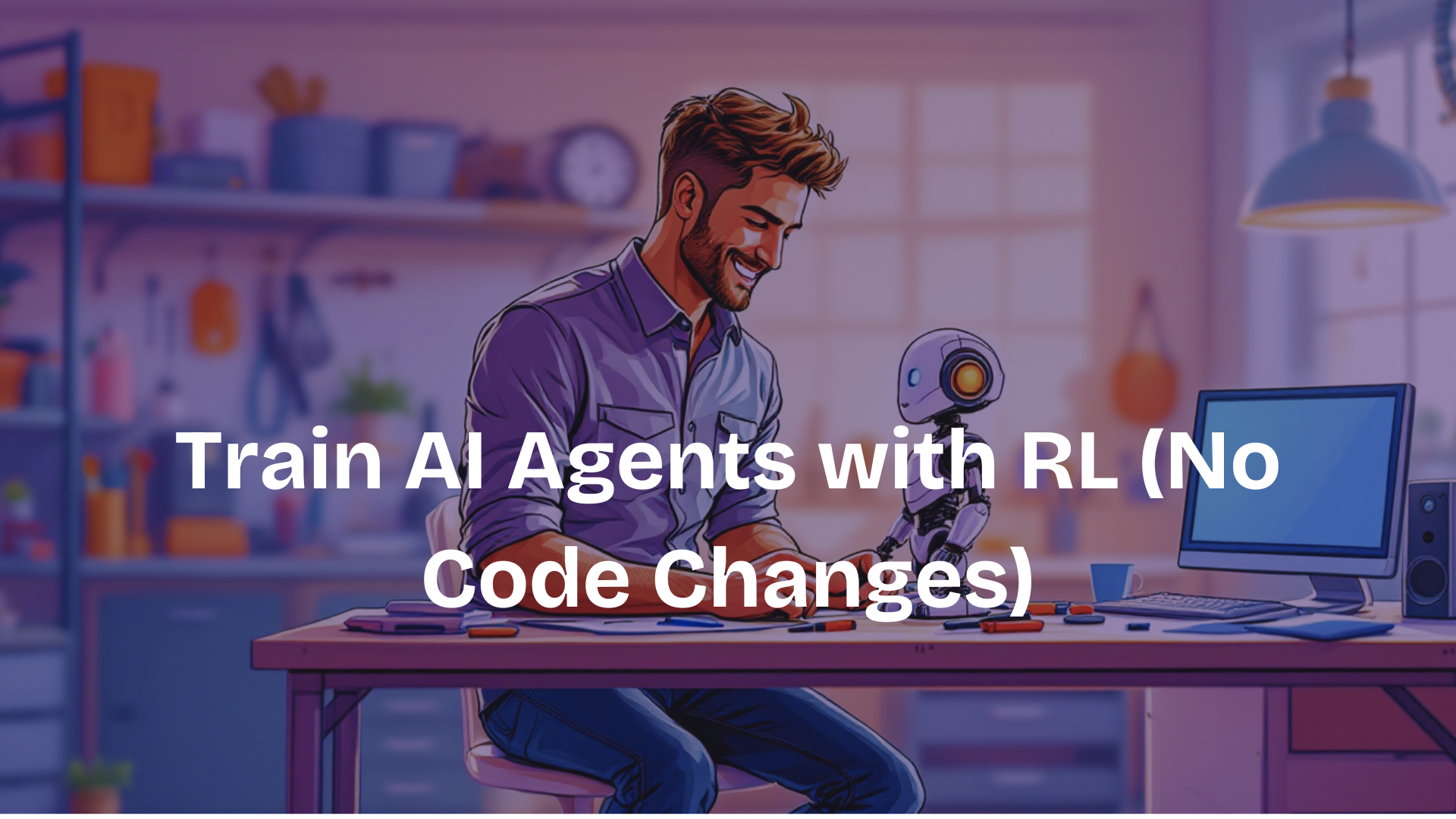Train AI Agents with RL (No Code Changes)
