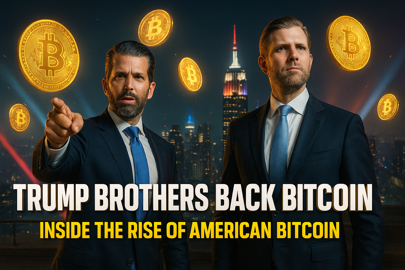 Trump Brothers Back Bitcoin: Inside the Rise of American Bitcoin