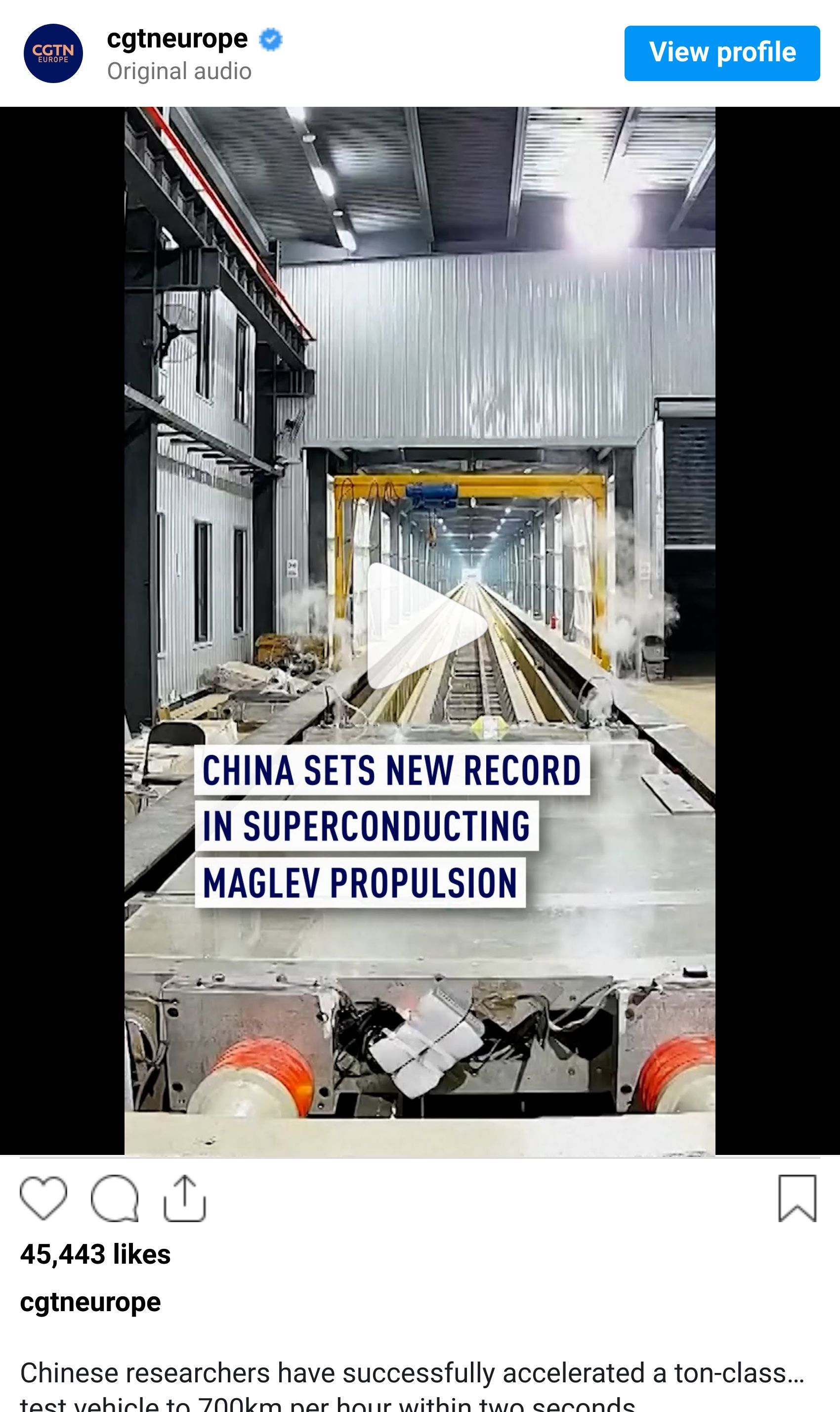 Instagram reel screenshot