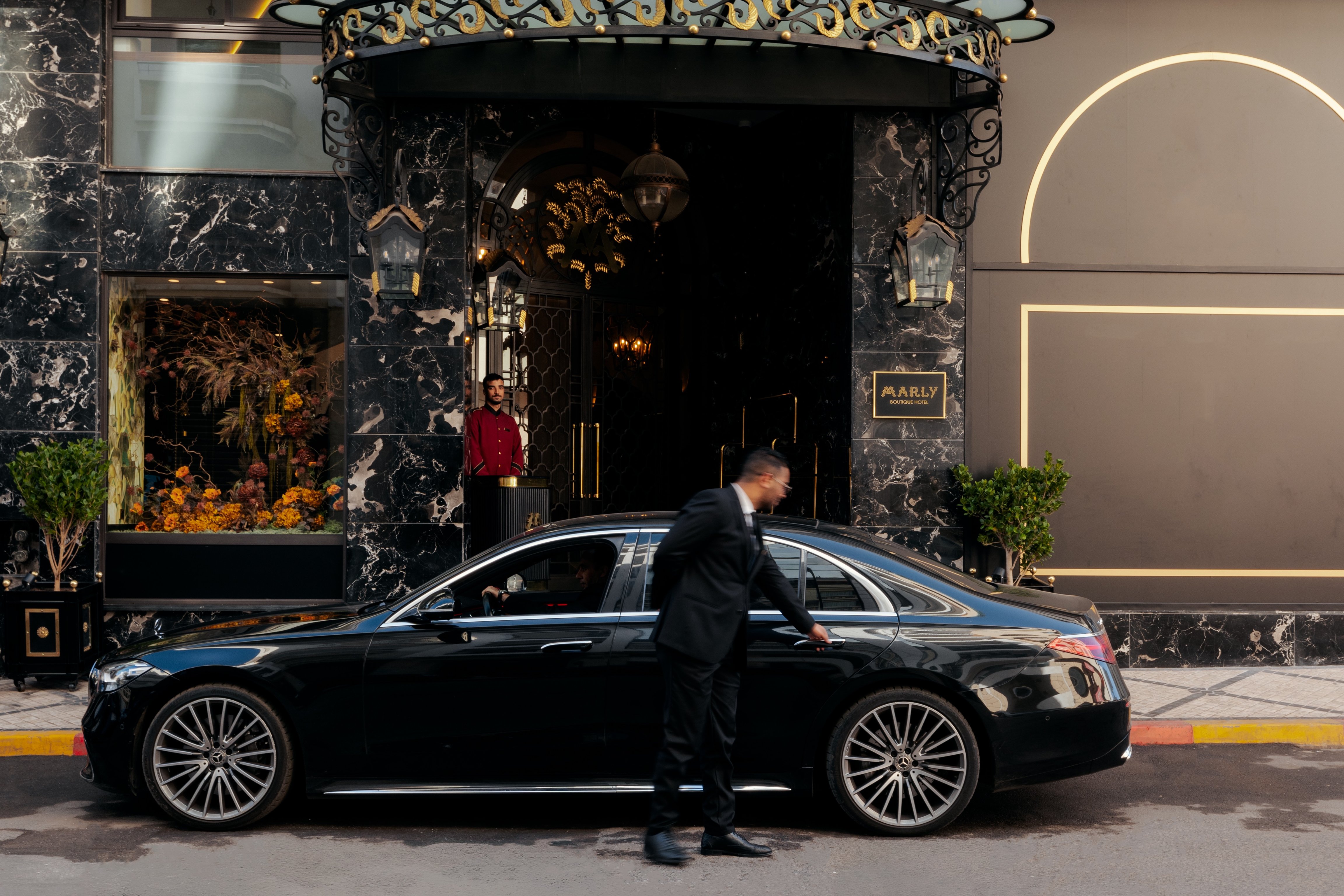 Entrance to Marly Boutique Hotel in Casablanca