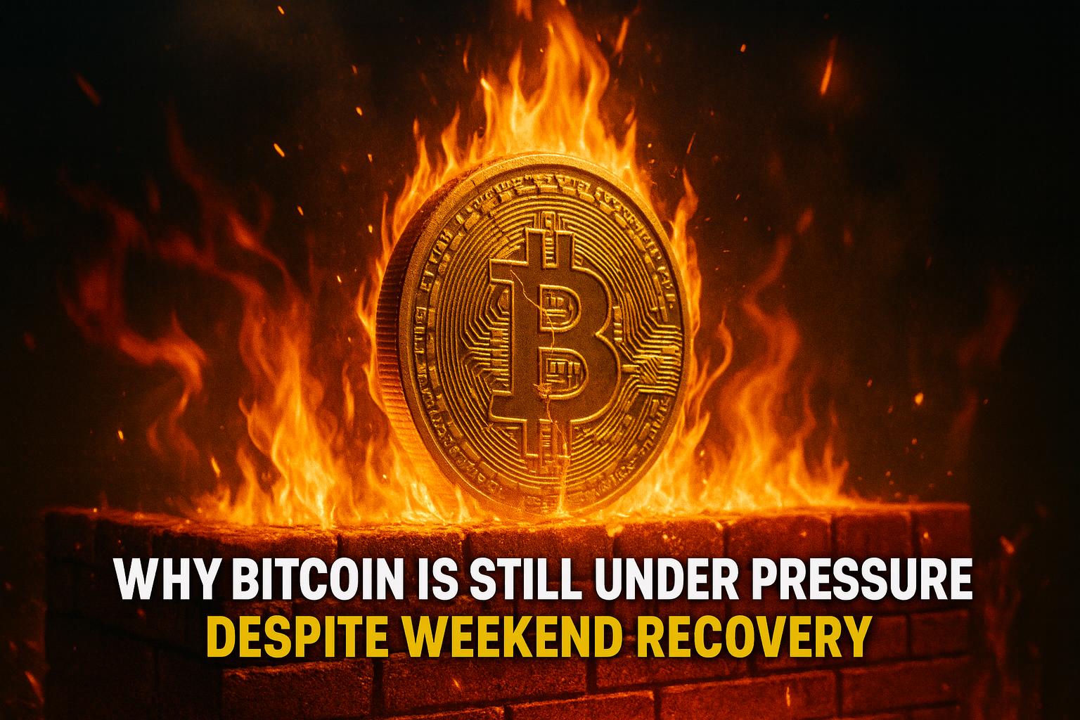 Why Bitcoin Is Still Under Pressure Despite Weekend Recovery