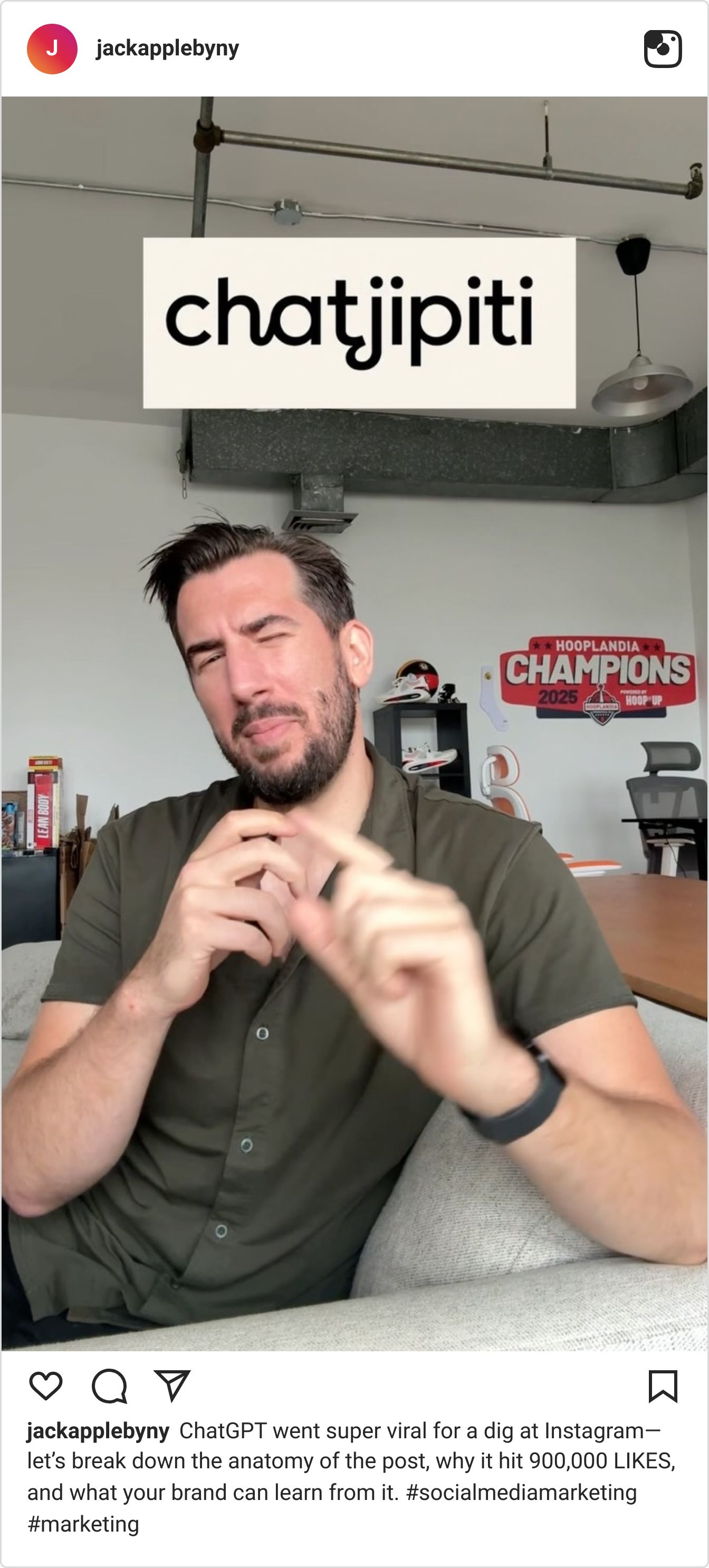 Instagram reel screenshot