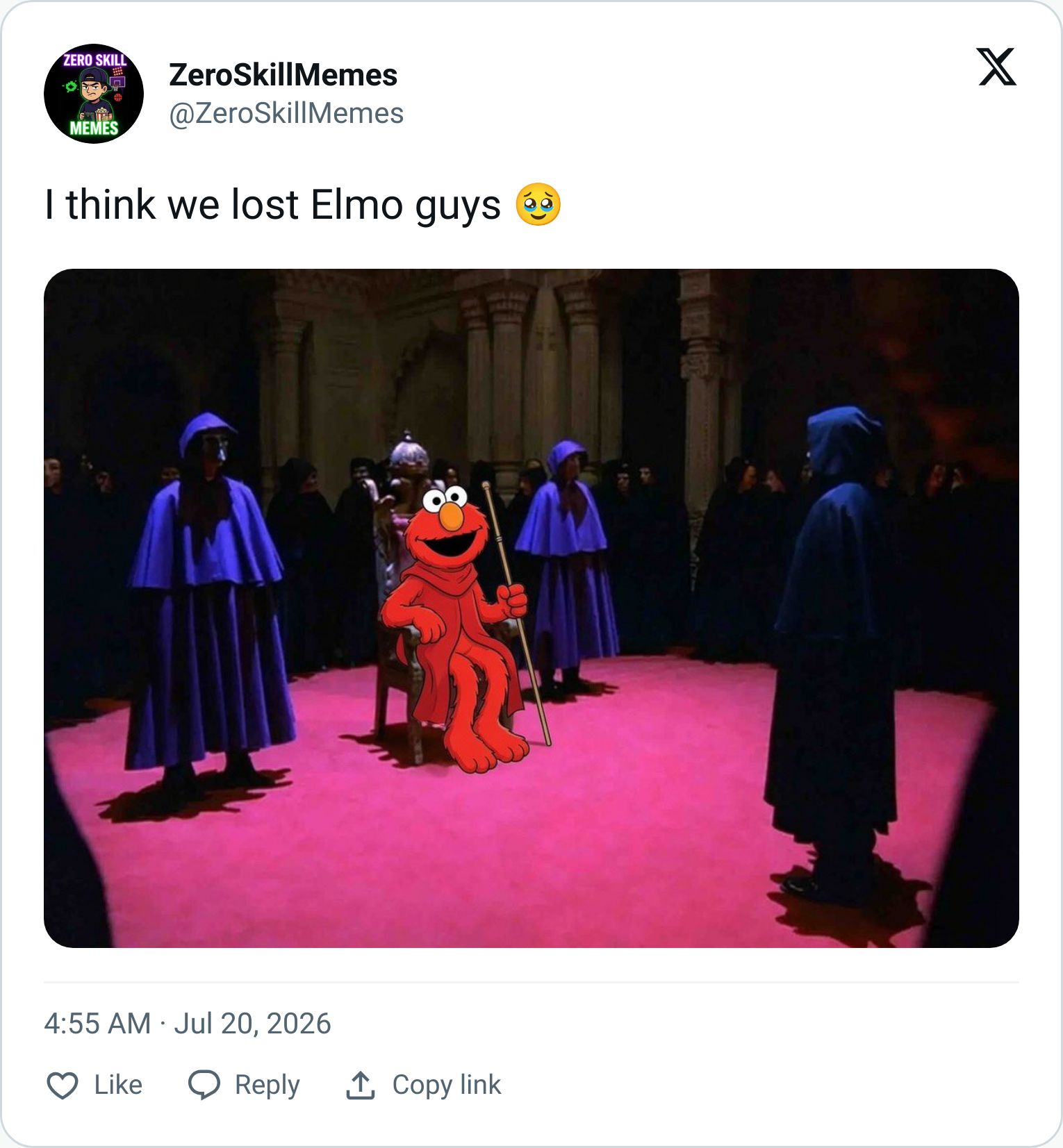 Tweet screenshot
