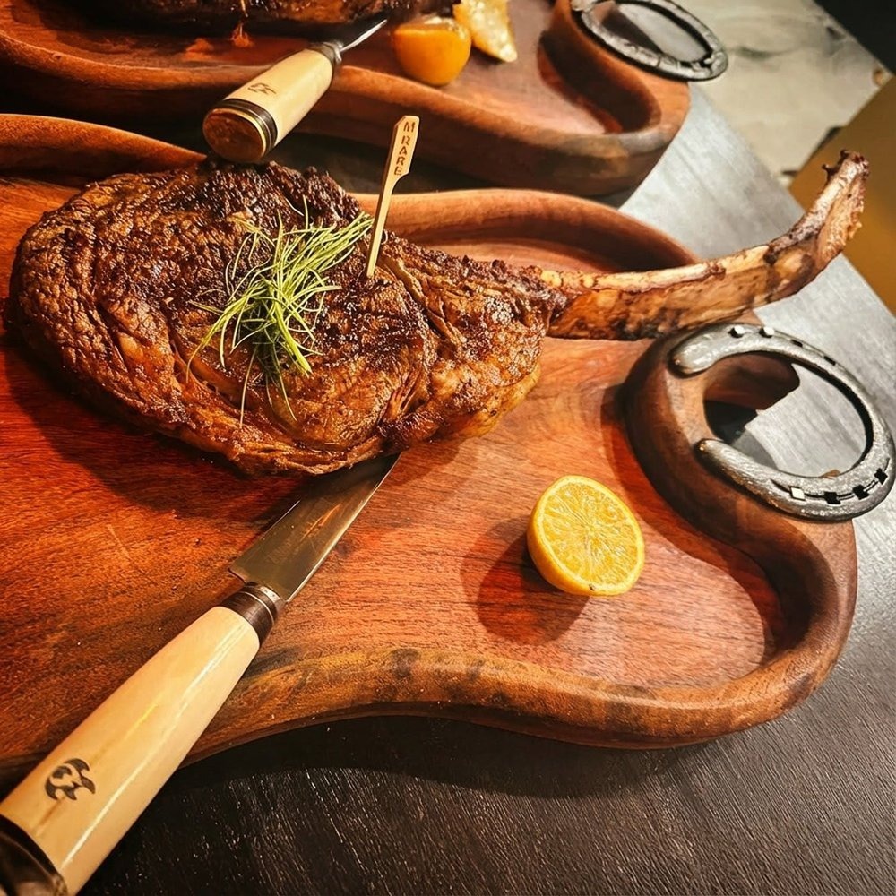 Steak dinner at Aufieri & Martinez in Naples