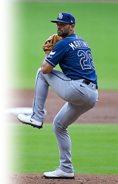 Nick Martinez on the mound