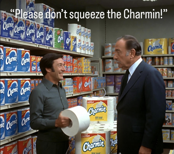 Charmin’s 1970 “Please Don’t Squeeze the Charmin!” Mr. Whipple Spot