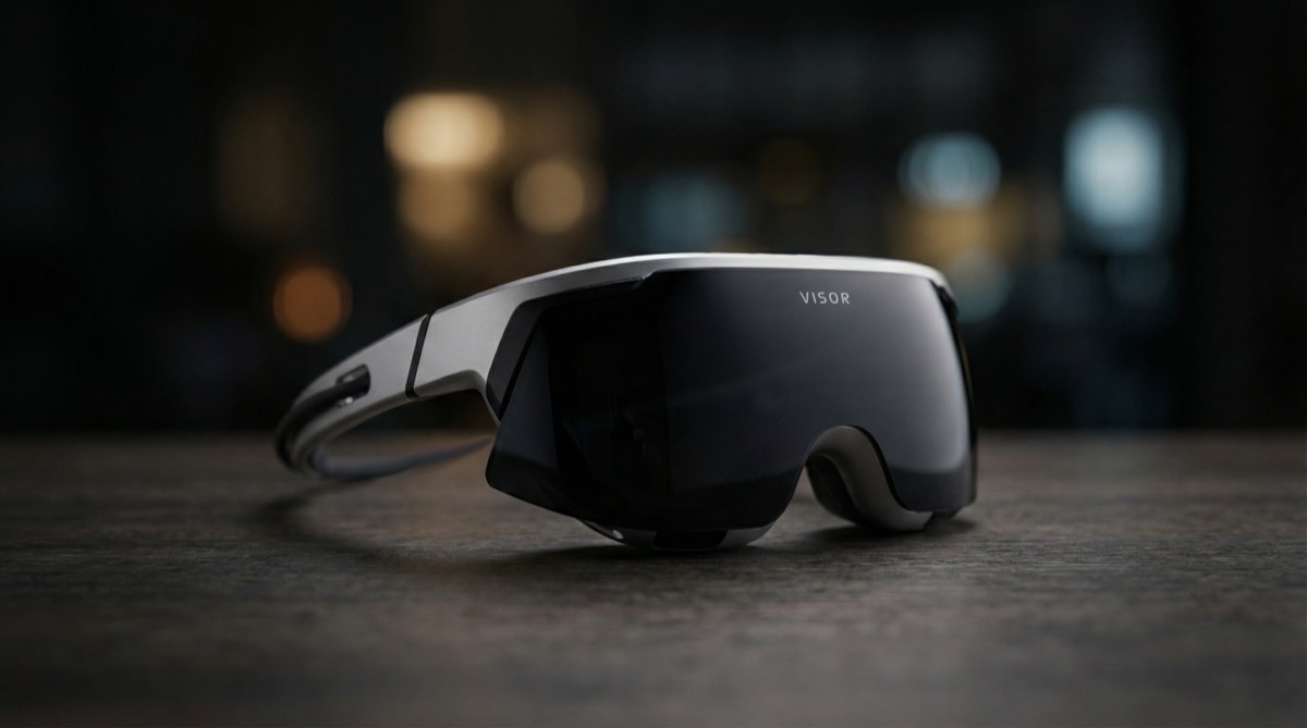 Visor headset