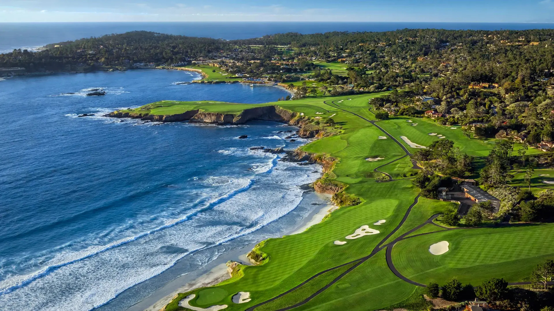 Pebble Beach Golf Links coastline