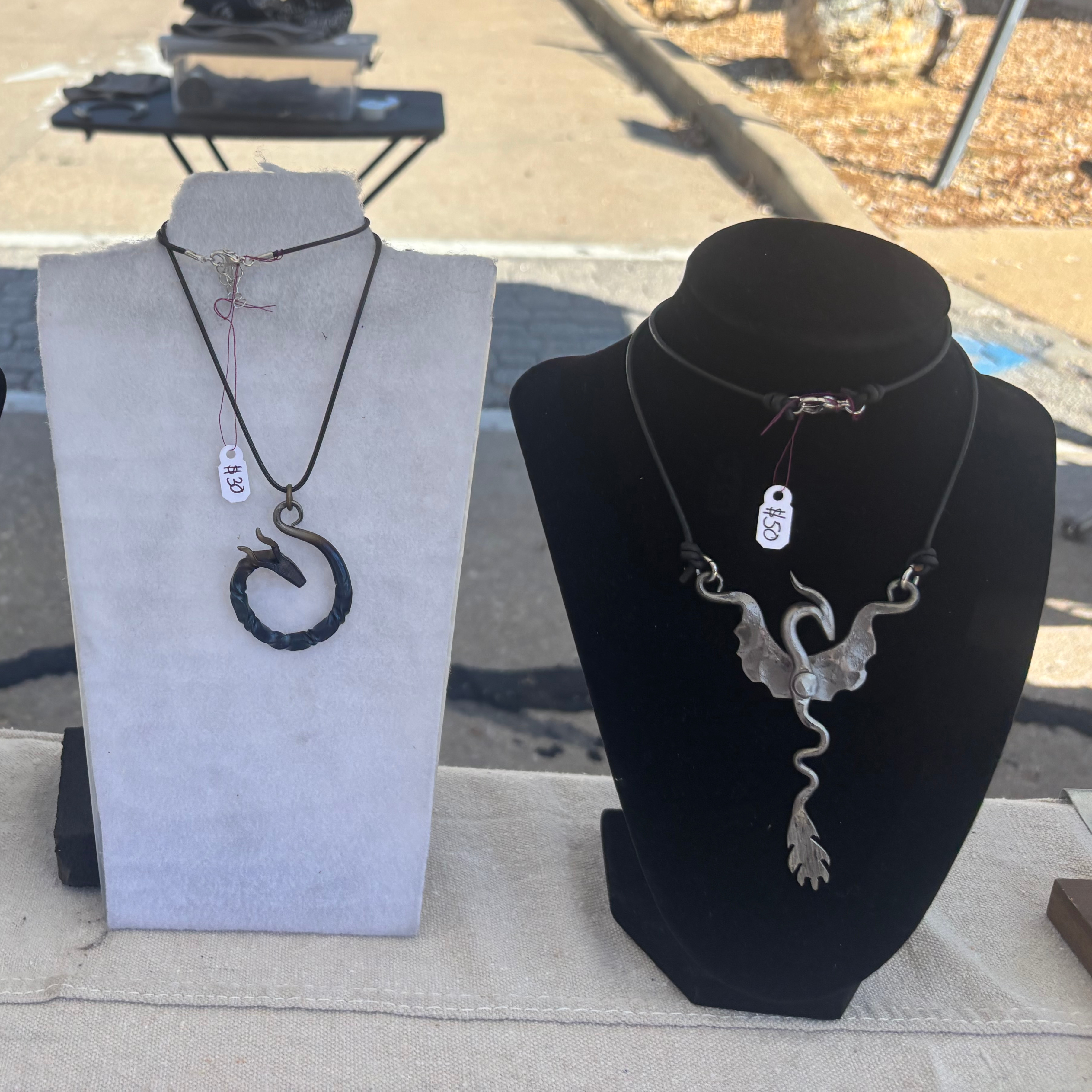 Handmade metalwork available at Twin City Days