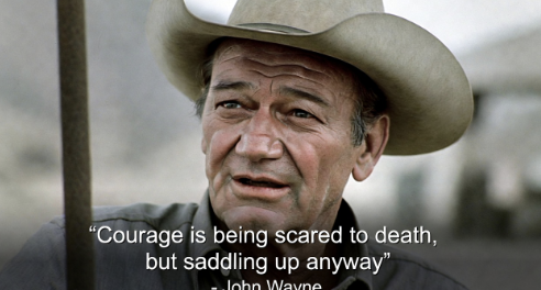 John Wayne on True Courage