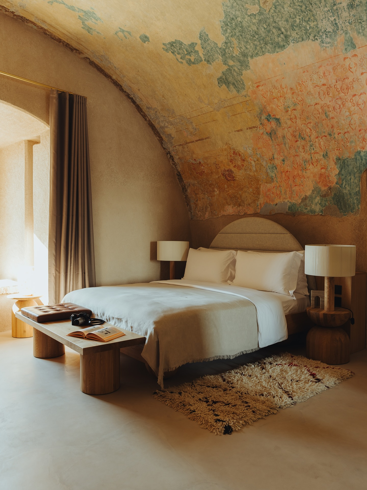 A guest room at Mamula Island