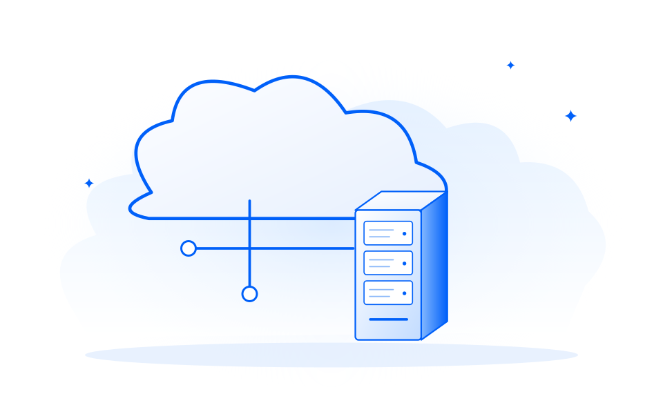 Conceptual ai at scale illustration, not a company product image.
