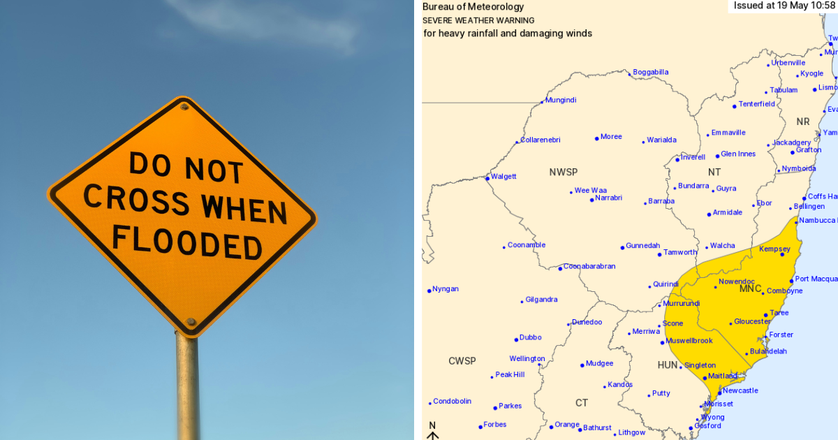 Flood watch: Severe weather warning for the Mid North Coast