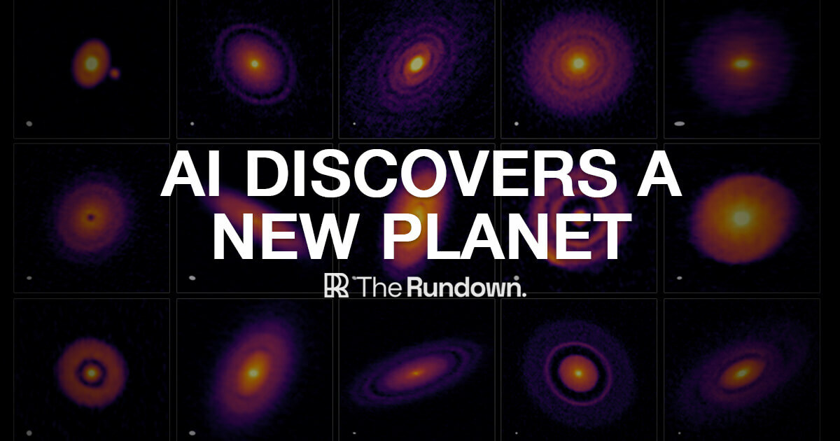🤖 Researchers discover a new planet using AI