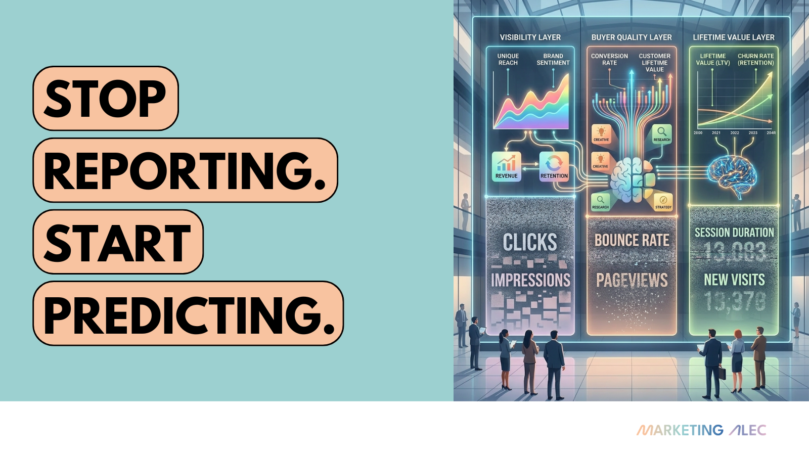 Stop reporting. Start predicting.