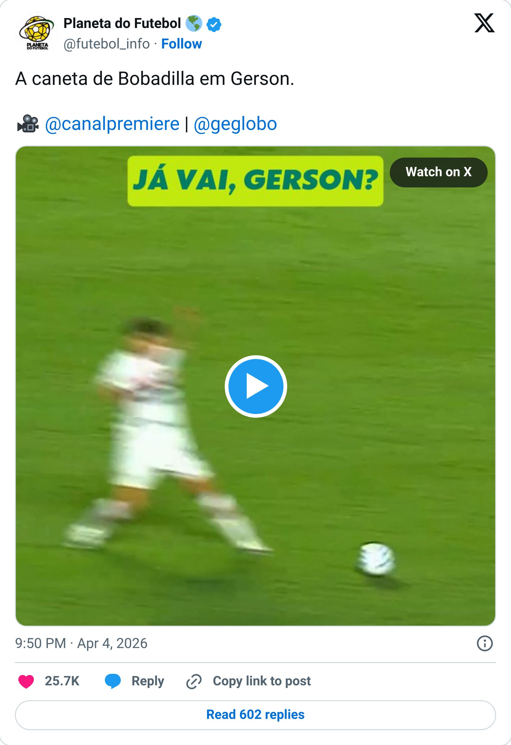 Tweet screenshot