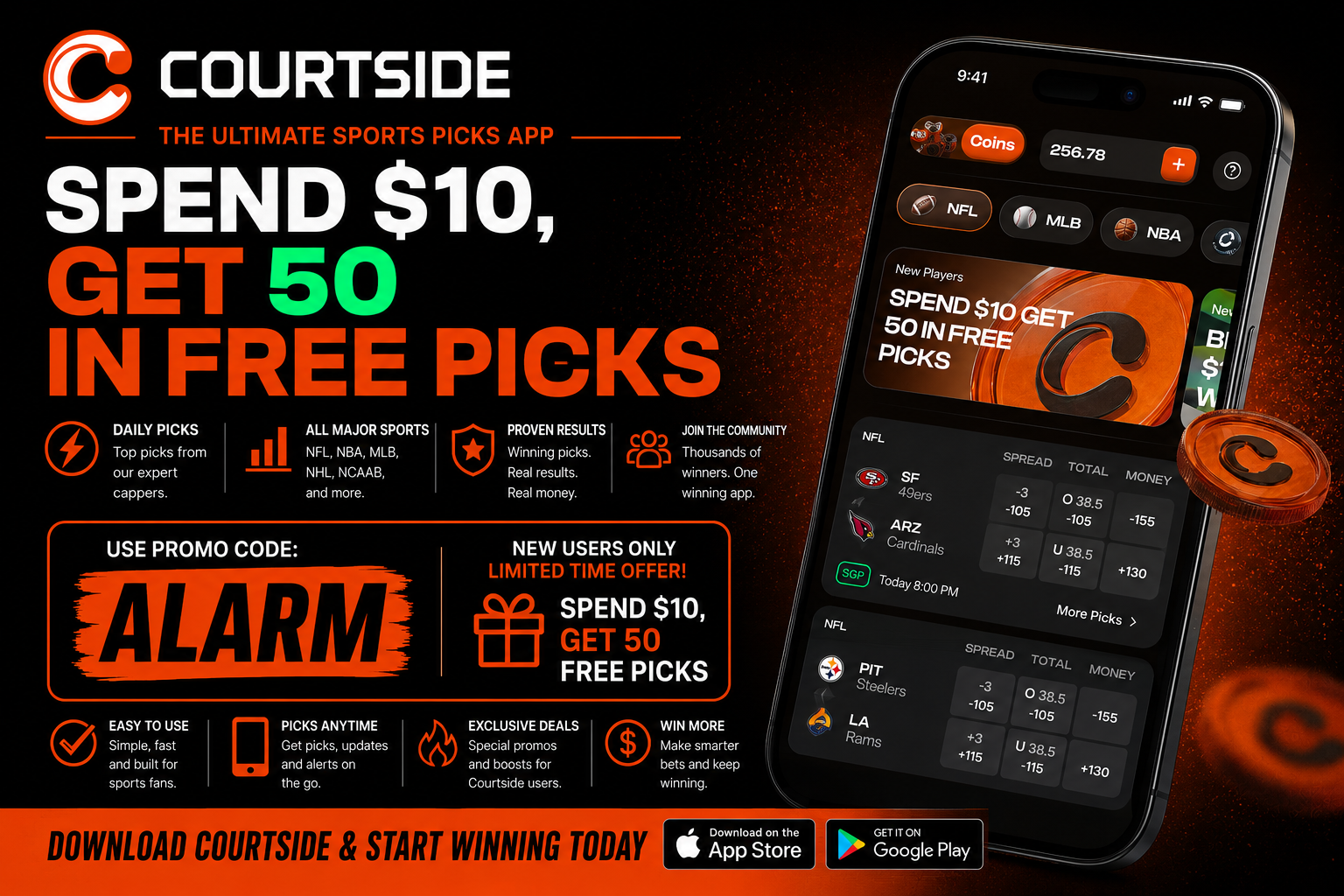 Courtside promo code