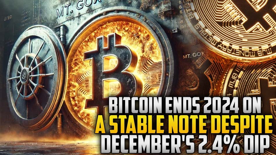 Bitcoin Ends 2024 on a Stable Note Despite December's 2.4% Dip