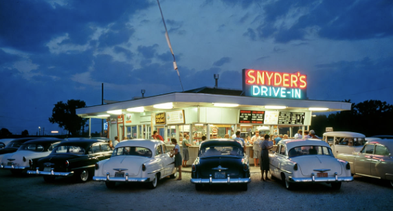 Snyder’s Drive-In, Plymouth, Indiana, 1951