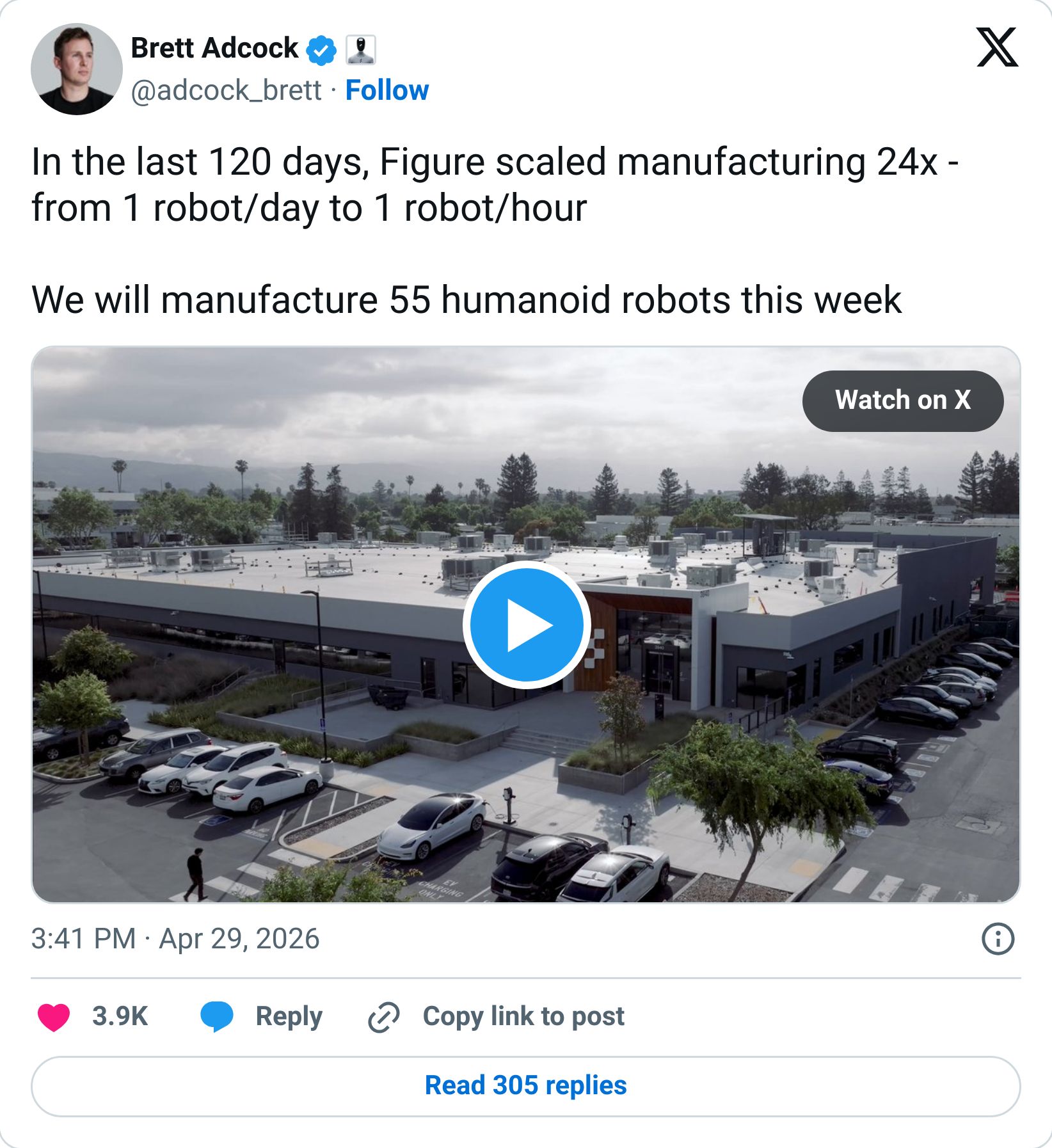 Tweet screenshot